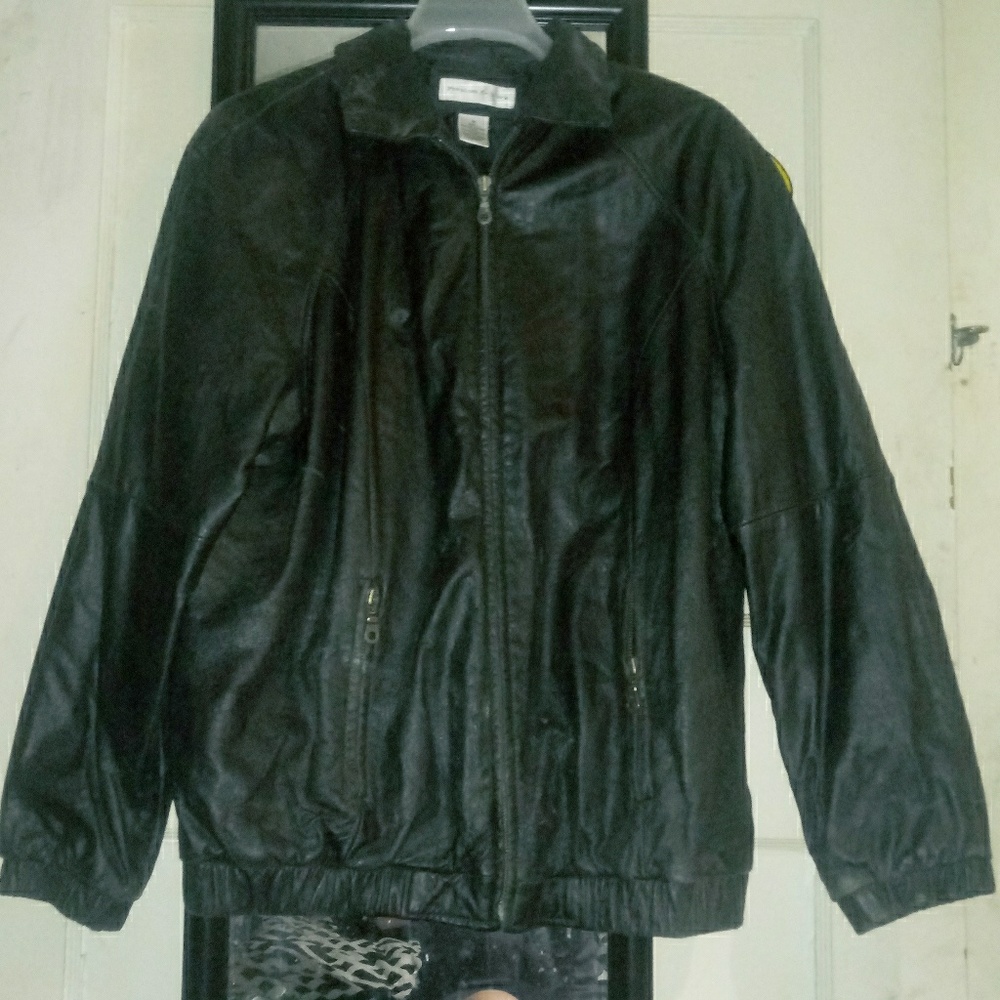 Medium Preston and York leather coat
